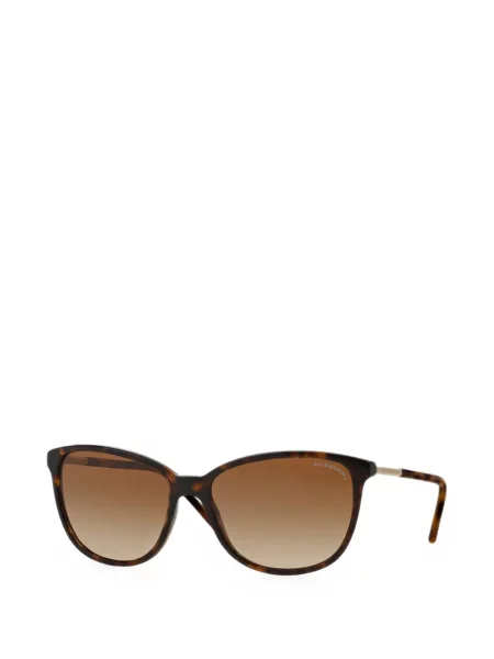 Ochelari de soare Burberry cu imprimeu geometric maro