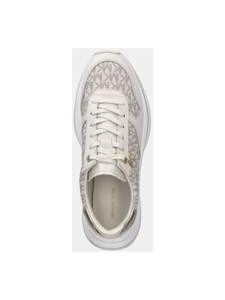 Sneakersy Michael Kors skórzane beżowe