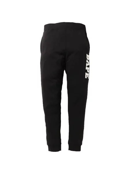 Pantaloni A Bathing Ape® cu imagine alergare negru