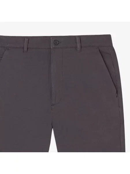 Lacoste Spodnie Regular Fit Ciemnoszare szary