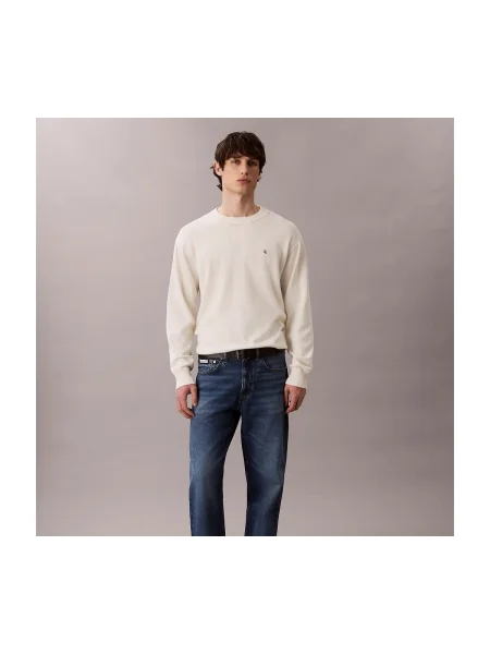 Geacă de blugi Calvin Klein Jeans alb