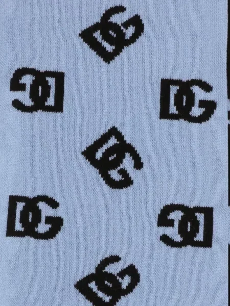 Megztas šalikas Dolce & Gabbana mėlyna