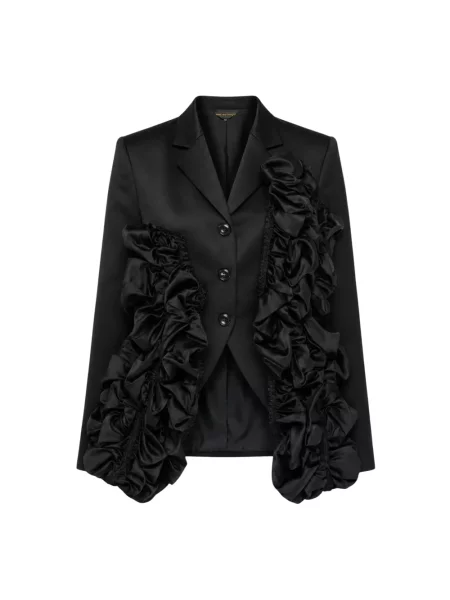 Marynarka Comme Des Garcons z falbankami czarna