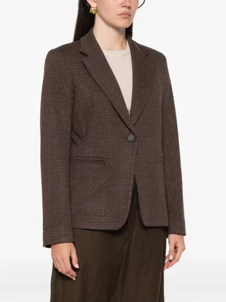 Sacou Max Mara în carouri maro