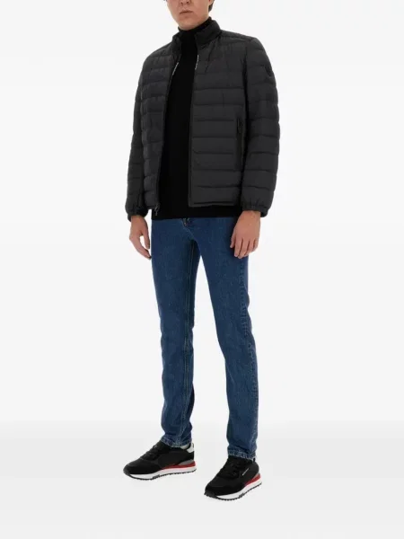 Matlasat geacă Woolrich cu imagine albastru