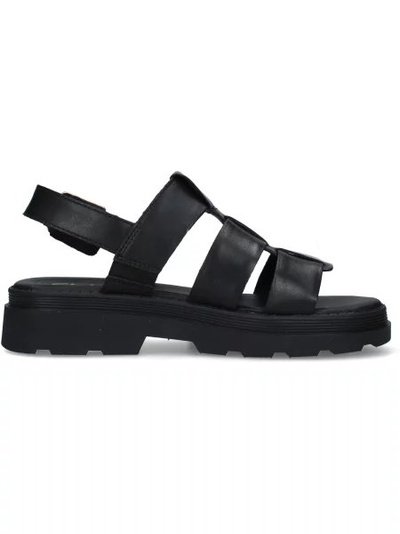 Clarks Sandale Strap negru