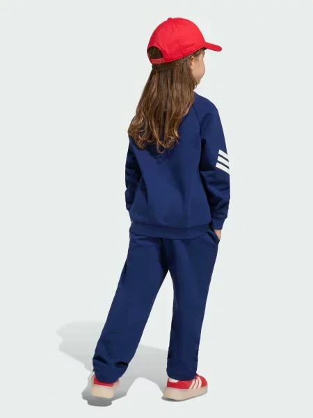 Дитячий Спортивний костюм adidas Marvel перероблений синій