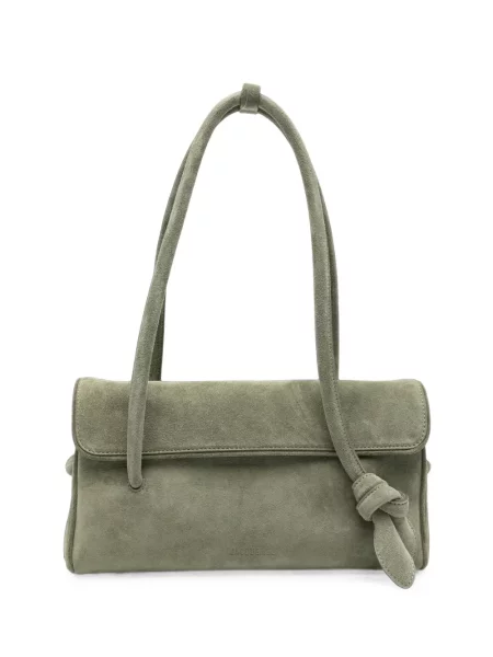 Geantă Jacquemus din piele verde