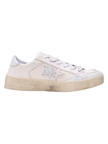 Sneakersy 2star skórzane beżowe