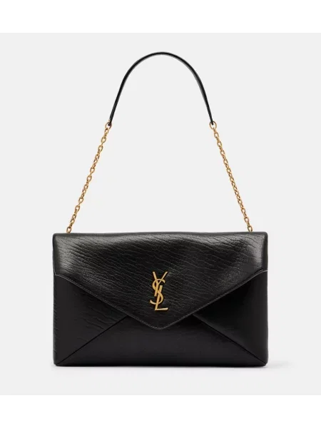 Geanta de piele Saint Laurent din piele negru