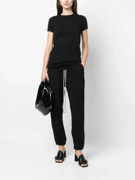 Trumpas marškinėliai Rick Owens juoda