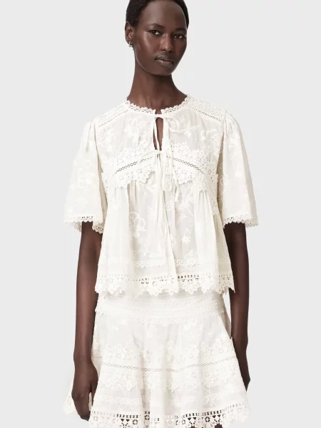 Блуза Allsaints біла