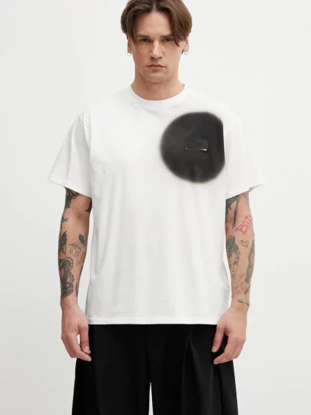 Maison Margiela pánske tričko biela