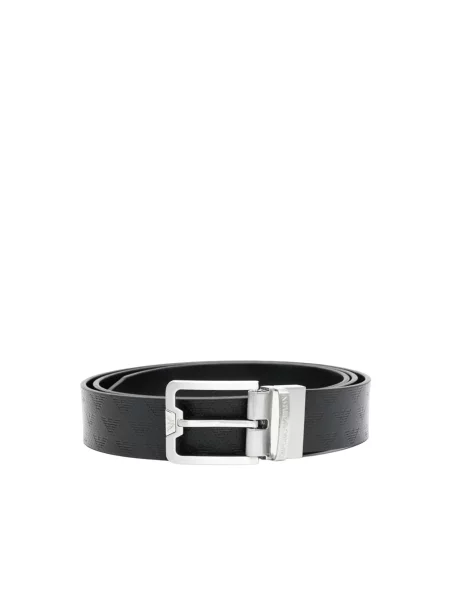 Pasek Emporio Armani czarny