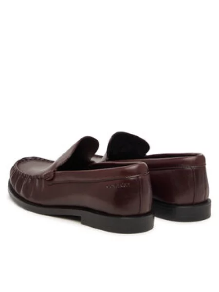 Calvin Klein Mokasini Round Essential Loafer Lth rjava