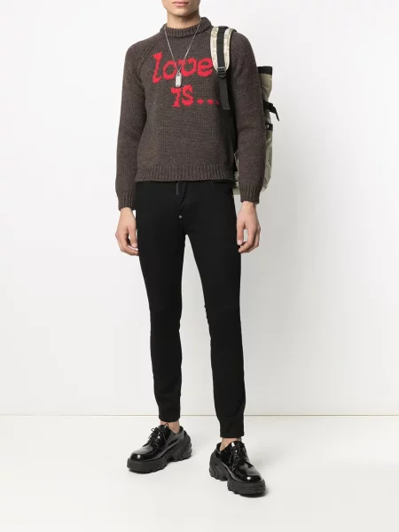Svetr Dsquared2 hnědý