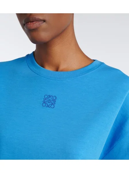 Tricou Loewe asimetric albastru