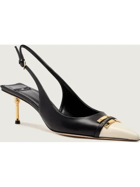 Elisabetta Franchi De piele pantofi negru