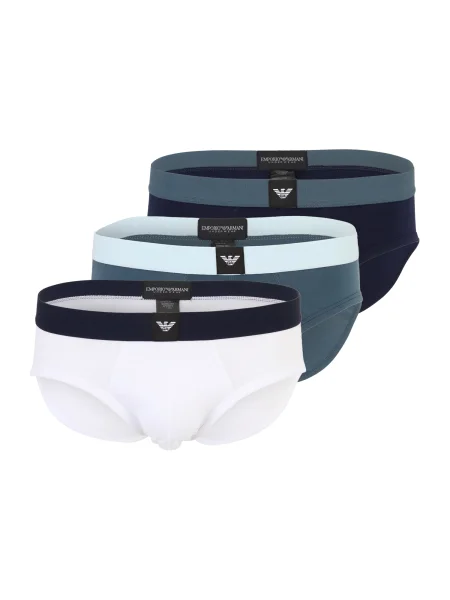 Emporio Armani Spodnje hlačke opal / temno modra bela