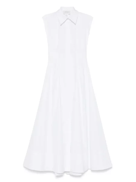 Maksi sukienka maxi Sportmax garniturowa biała