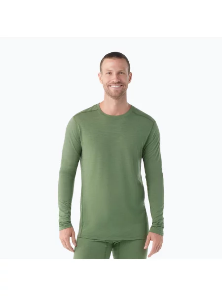 Termo mikina Smartwool Classic All-Season Merino Baselayer Boxed fern green zelená