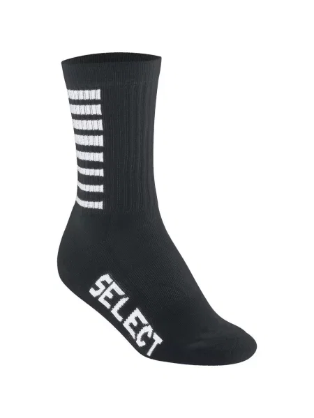 Skarpety piłkarskie treningowe Select Striped czarne