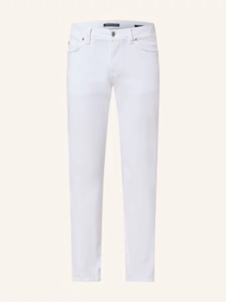 Strokesman's Džíny Slim Fit white bílé