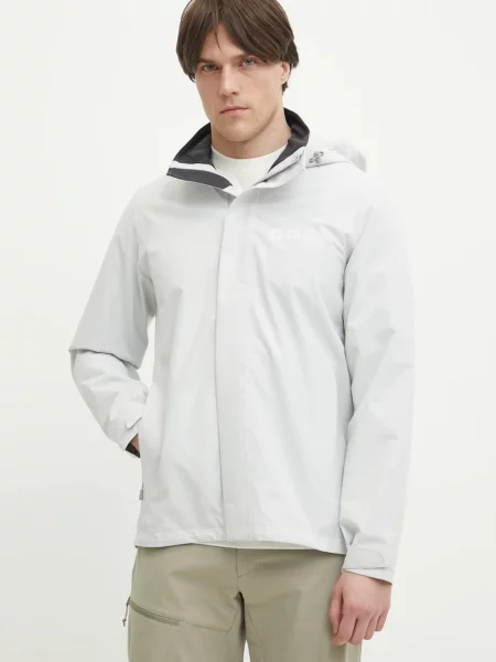 Непромокаемо яке Jack Wolfskin Trailtime 2L сиво