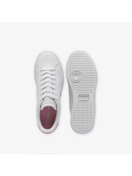 Lacoste Skórzane Sneakersy Carnaby Set biały