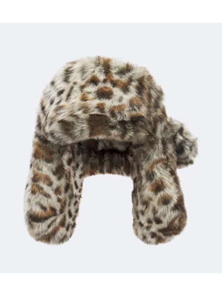 Căciulă Ruslan Baginskiy cu imagine cu model leopard