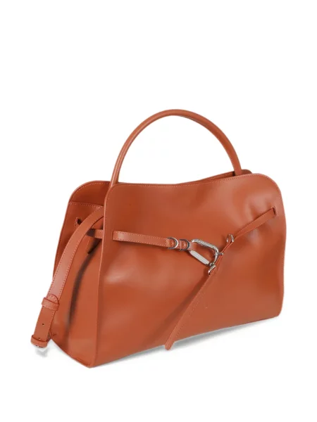 Geantă shopper Biasia din piele maro
