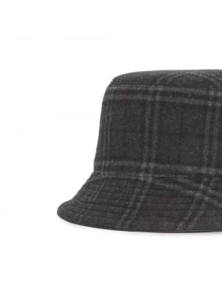 Pledinė raštuota skrybėlė Burberry pilka