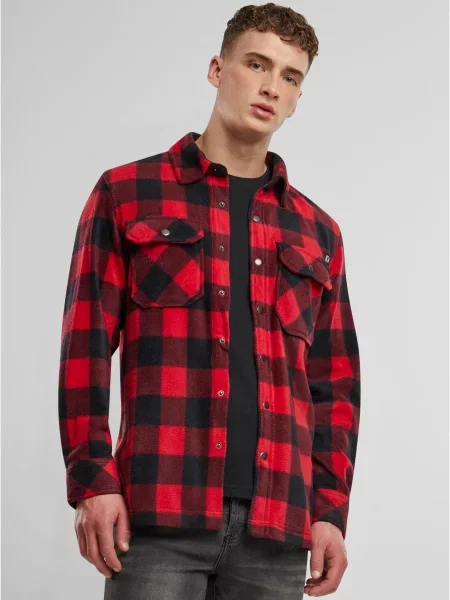 Cămașă Brandit din fleece negru