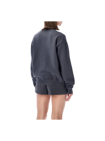 Bluza nierozpinana Sporty And Rich z okrągłym dekoltem szara