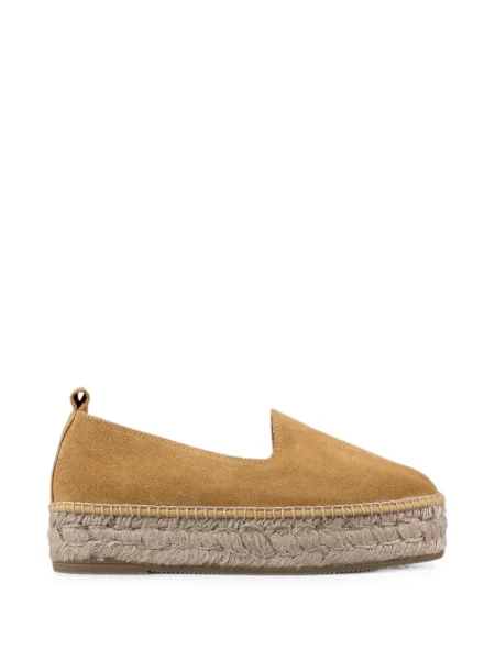 Chiloți Espadrilles cu platformă slip-on galben
