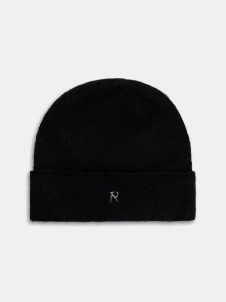 Represent pălărie din amestec de lână Textured Knit Beanie negru