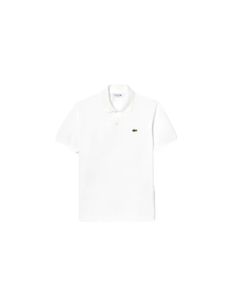 Koszulka polo o kroju regular fit z mieszanki bawełny Lacoste biała