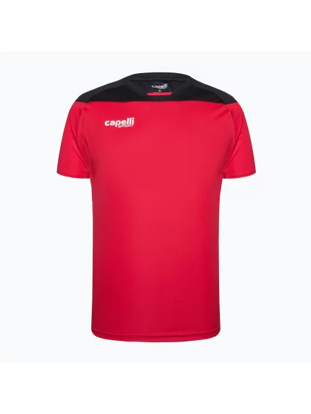 Capelli Tribeca Adult Training červeno-černé fotbalové tričko černé