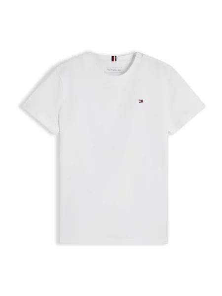 TOMMY HILFIGER Tricou Essential' alb