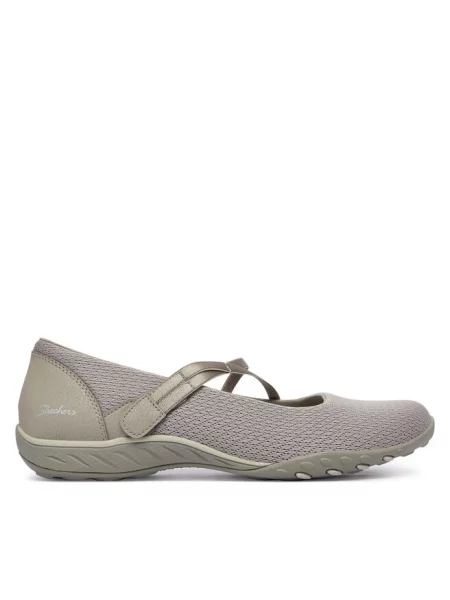 Baleriny Skechers szare