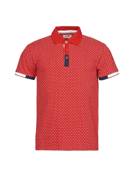 Polo majica Yurban s kratkimi rokavi rdeča
