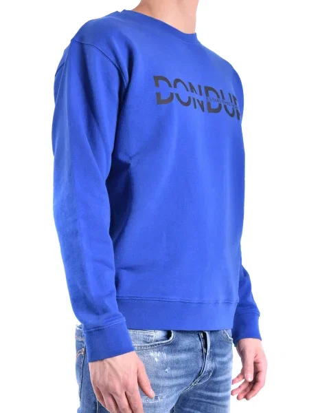 Mikina Dondup s potiskem modrá