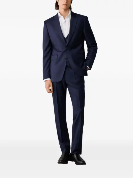 Vilnonės kelnės Hackett London mėlyna