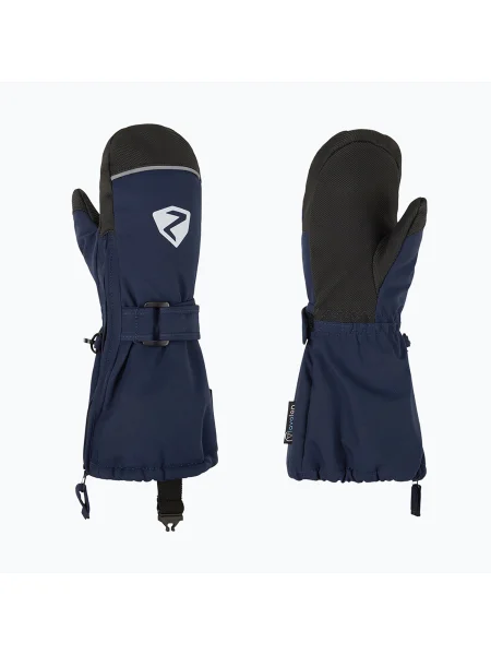 Детски скиорски ръкавици ZIENER Lanup Aquashield AW Minis dark navy синьо