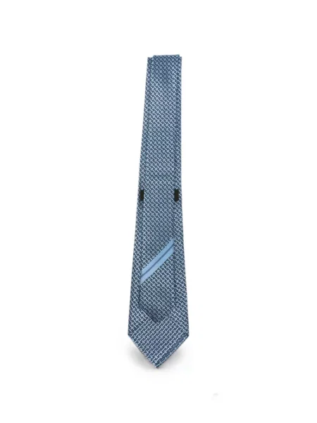 Μεταξωτή γραβάτα Zegna μπλε