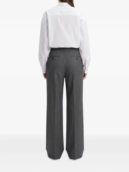 Pantaloni Situationist de lână gri