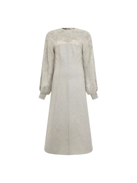 Sukienka Alberta Ferretti szara