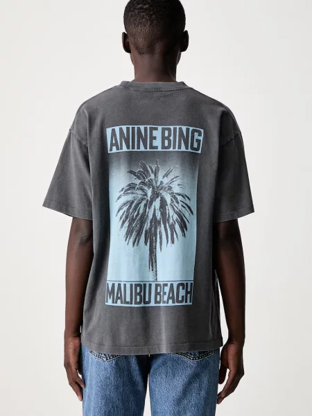 Anine Bing CADE TEE PALM tricou din pentru femei