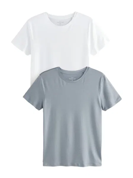 Next Póló szürke fehér