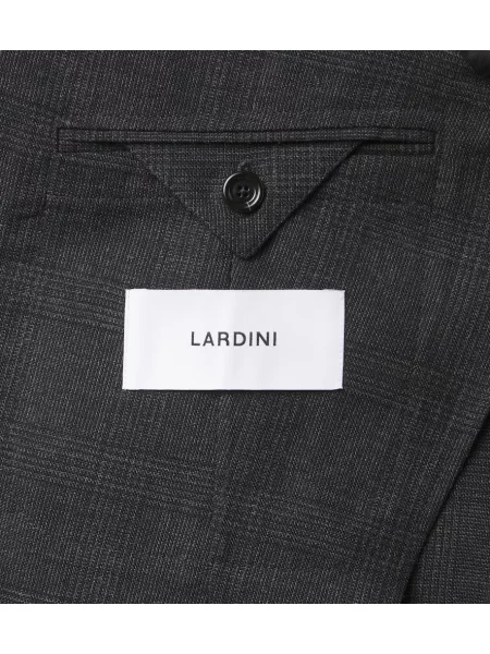 Costum Lardini în carouri gri